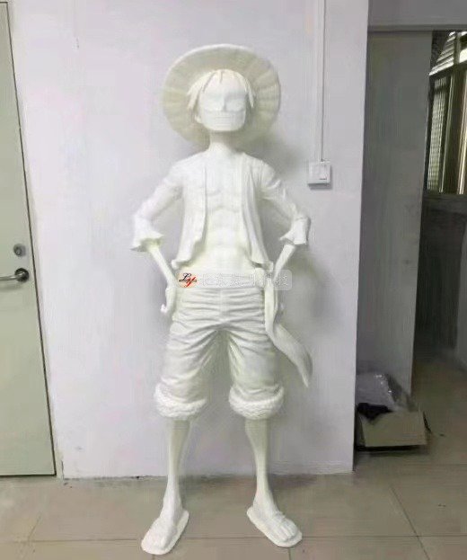 3D打印的海贼王路飞，高1.7米，大家伙
